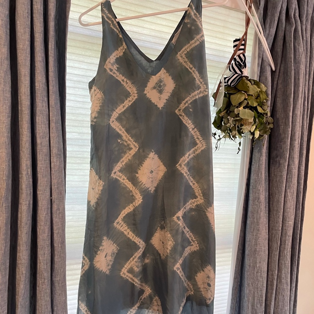NEW-Silk mid calf dress